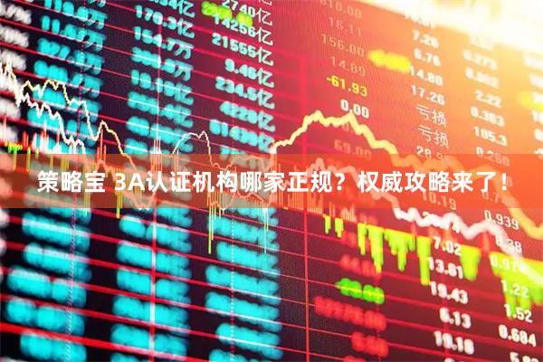 策略宝 3A认证机构哪家正规？权威攻略来了！