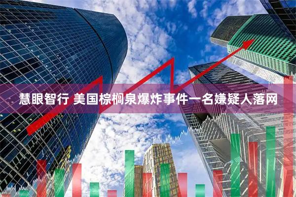 慧眼智行 美国棕榈泉爆炸事件一名嫌疑人落网