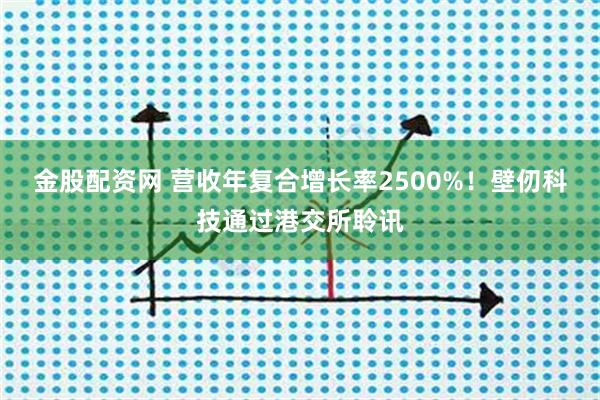 金股配资网 营收年复合增长率2500%!壁仞科技通过港交所聆讯